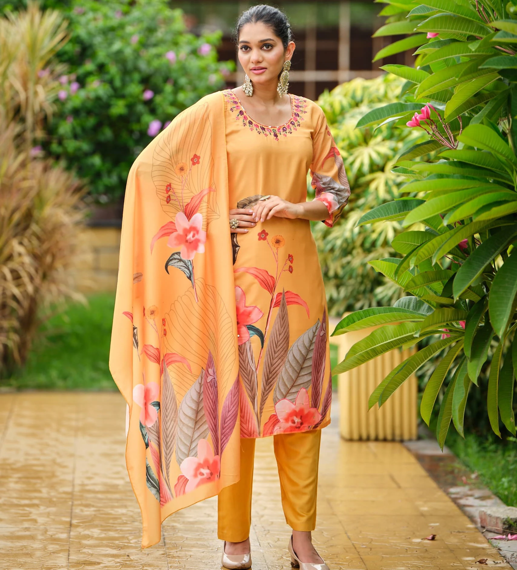 Afsana Cluster Muslin Printed Wholesale Readymade Salwar Suit Catalog